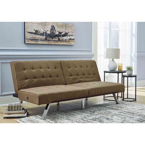 Sivley Flip Flop Armless Sofa - Camel
