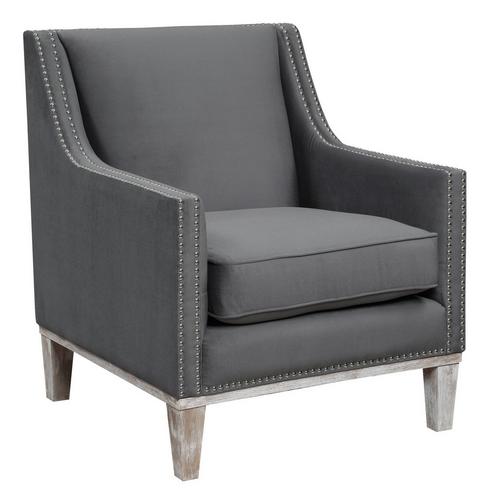 Augusta Accent Chair - Charcoal