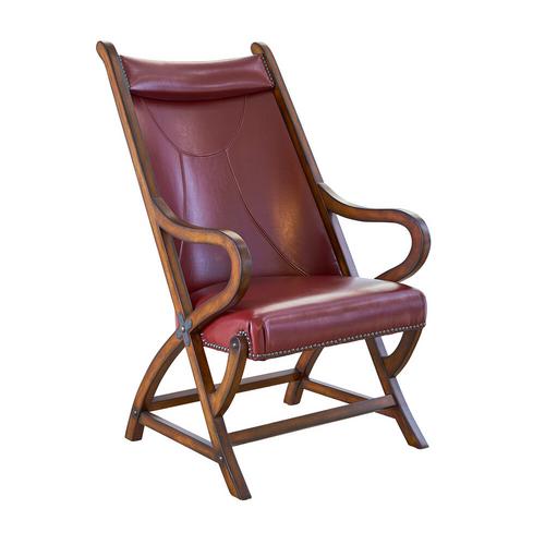 Hunter Chair/Ottoman - Cherry
