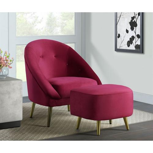 Trinity Accent Chair - Cranberry
