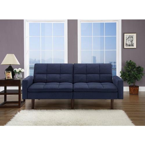 Kennedy Sofa Convertible-Navy