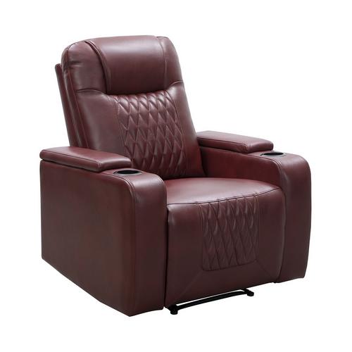 Trinity Manual Theater Chair - Red