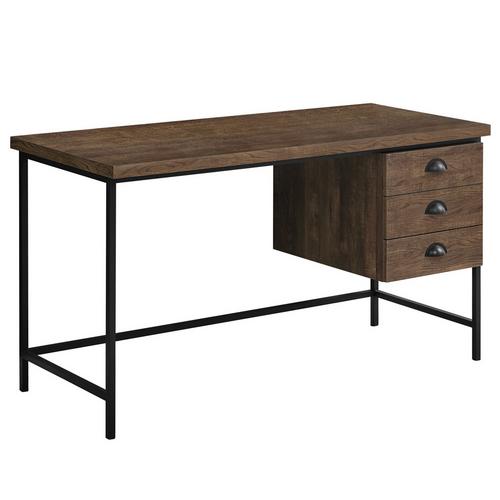 Monarch Desk 55" - Brown/Black