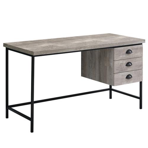 Monarch Desk 55" - Taupe/Black