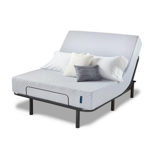 Sheep Retreat 10" Medium Tight Top Gel Memory Foam Queen Mattress with Adjustable Base