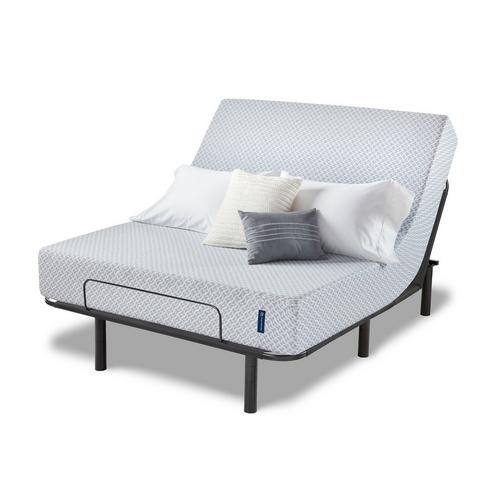 Sheep Retreat 10" King Tight Top Medium Memory Foam Mattress with Adjustable Base