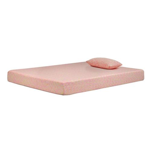 iKidz Pink Full Firm Mattress & Pillow w/ Protector