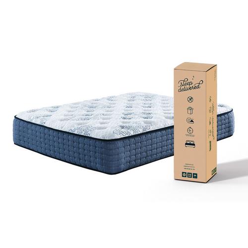 15" Mt Dana Twin Plush Mattress w/ Protector