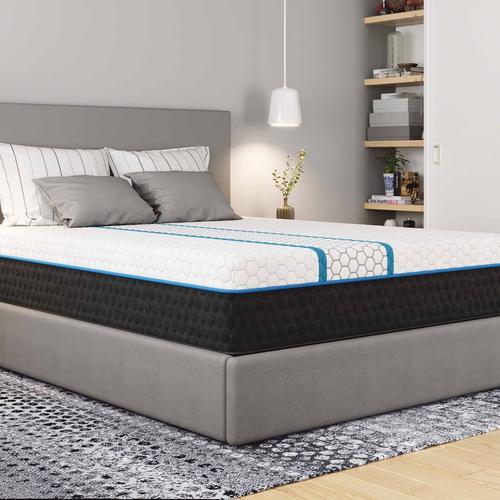 12" Twin Medium Copper Hybrid Mattress with 9" Foundation