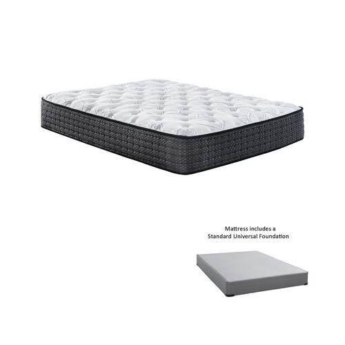 12" Tight Top Plush Innerspring Mattress in a Box with 9" Foundation