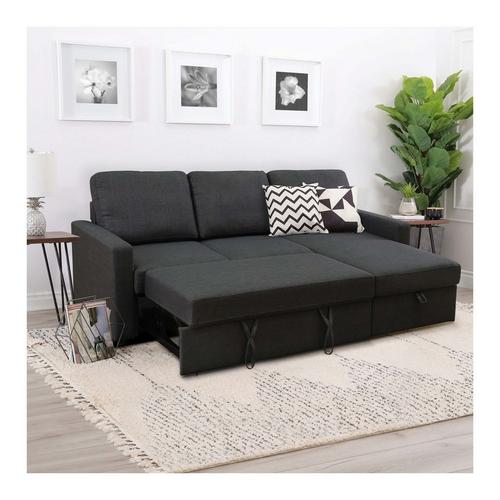 Newton Chaise Sofa - Dark Gray