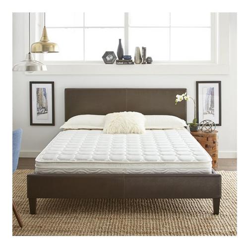 8" Tight Top Medium Full Innerspring Mattress in a Box with Foundation