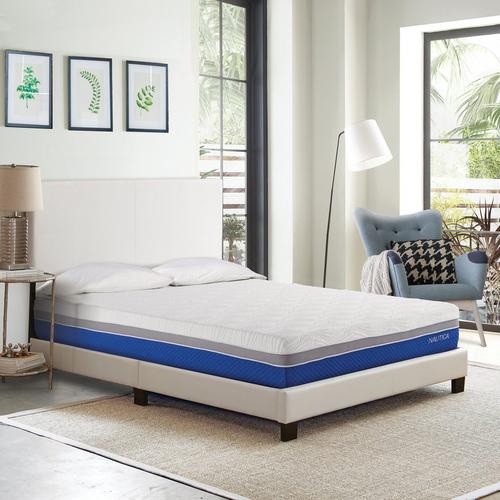 10" Tight Top Medium Twin Gel Memory Foam Mattress in a Box with Foundation