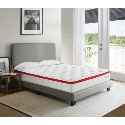 10" Tight Top Medium King Hybrid Mattress in a Box with Foundation