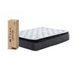 Cross Sell Image Alt - 13" Pillow Top Plush Twin Innerspring Mattress in a Box with Platform Frame