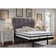 Cross Sell Image Alt - 10" Tight Top Medium Queen Hybrid Mattress in a Box w/ Power Head Adjustable Base & Protector
