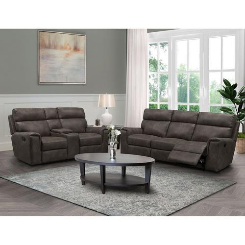 2-Piece Lawrence Recliner Sofa & Loveseat - Brown