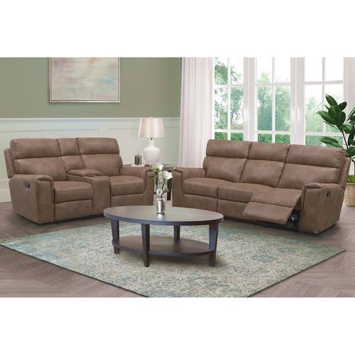 2-Piece Lawrence Recliner Sofa & Loveseat - Camel