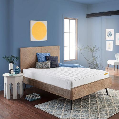 8" Medium Full Hybrid Mattress in a Box with Foundation