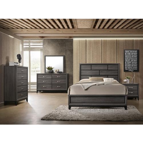 7-Piece Akerson Full Bedroom Set - Grey