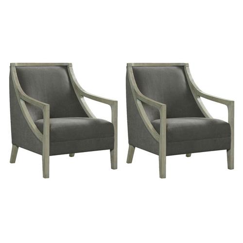 Set of 2 Hopkins Accent Chairs - Charcoal
