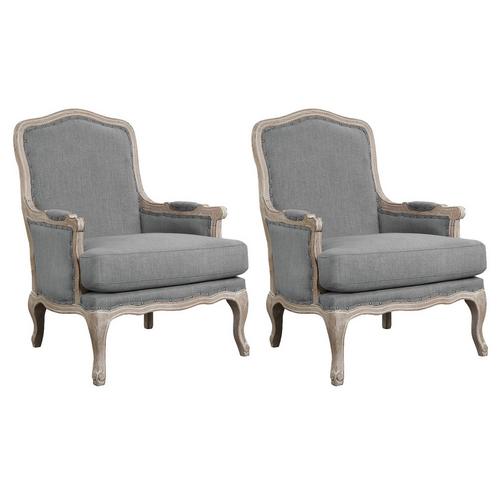 Set of 2 Artesia Accent Chairs - Slate