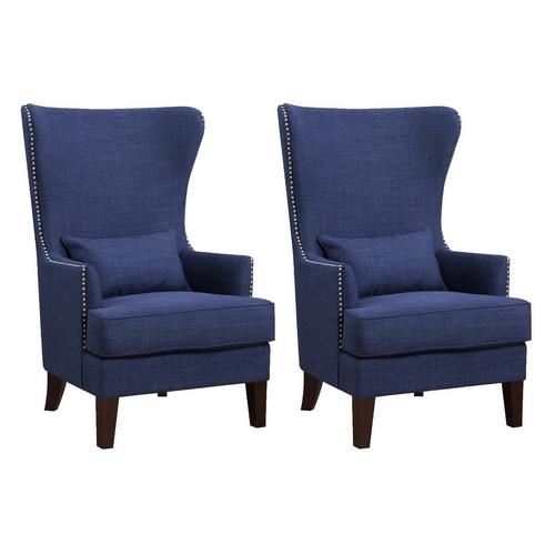 Set of 2 Kori Accent Chairs - Blue