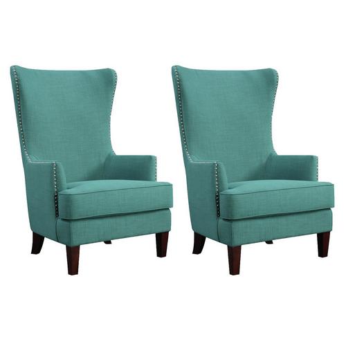 Set of 2 Kori Accent Chairs - Teal