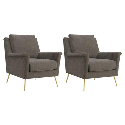 Set of 2 Cambridge Accent Chairs - Cocoa