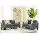 Cross Sell Image Alt - 2 - Piece Alessio Sofa & Loveseat - Charcoal