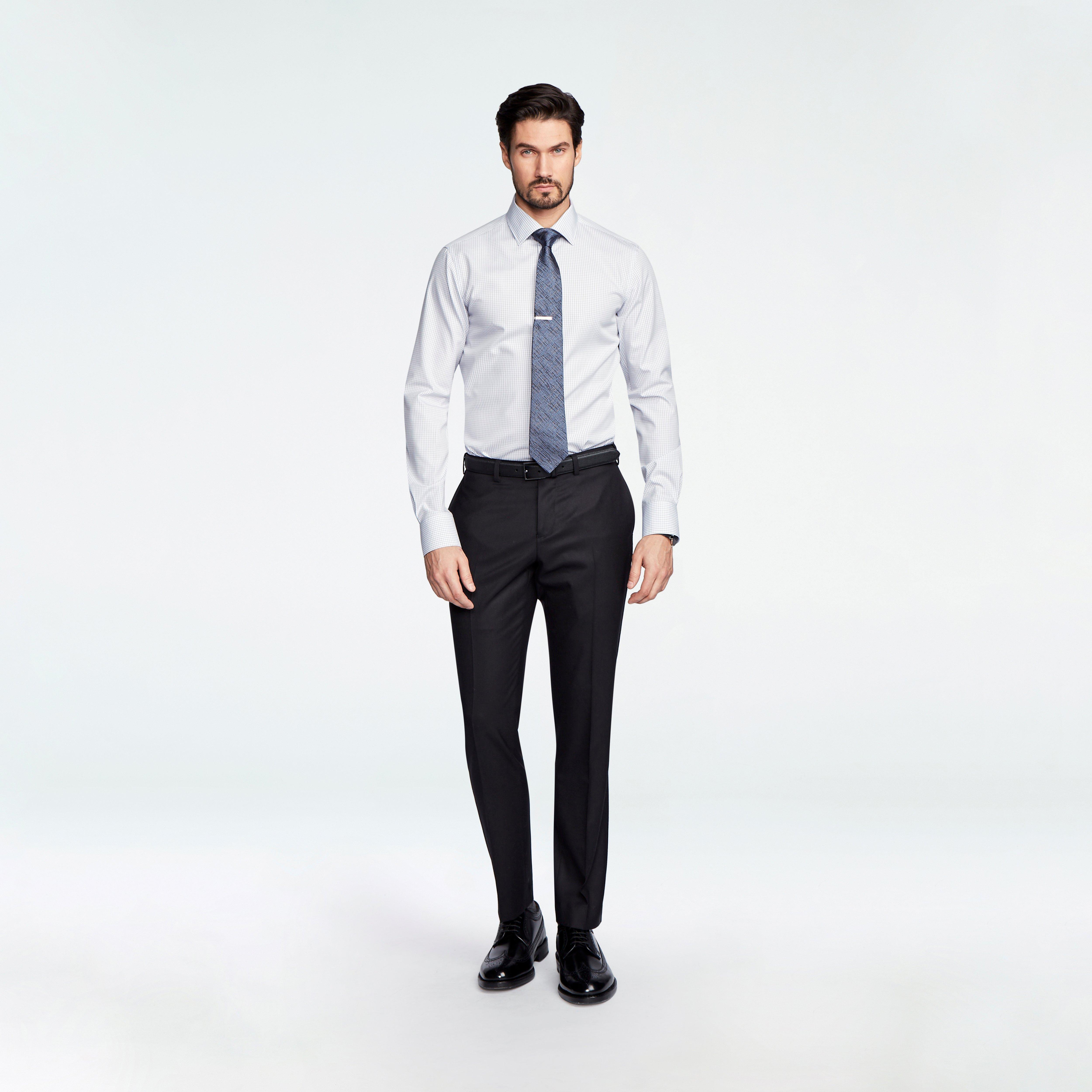 Men's Dress Shirts - Halewood White Shirt | INDOCHINO