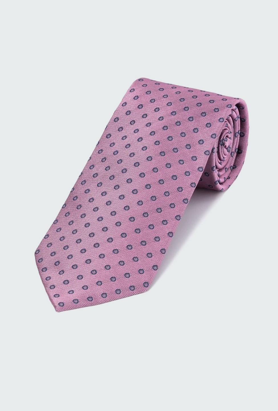 Pink Tonal Dot Tie