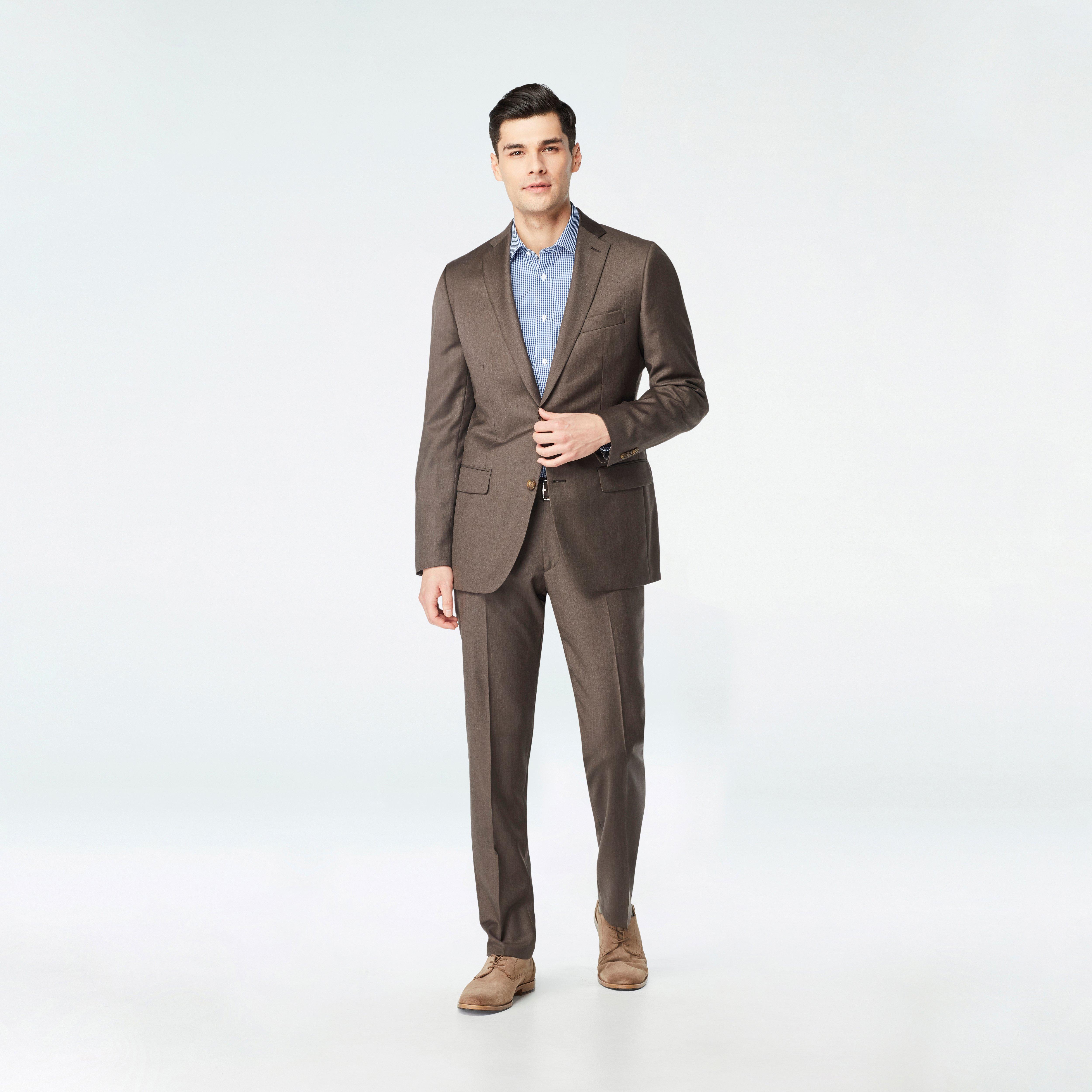 Men Brown Suit, Men Dinner Suits, Men Suits Brown Wedding Suit, 2 Piece  Groom Wear Two Button Slim Fit Suits Stylish Men Elegant Suits. - Etsy