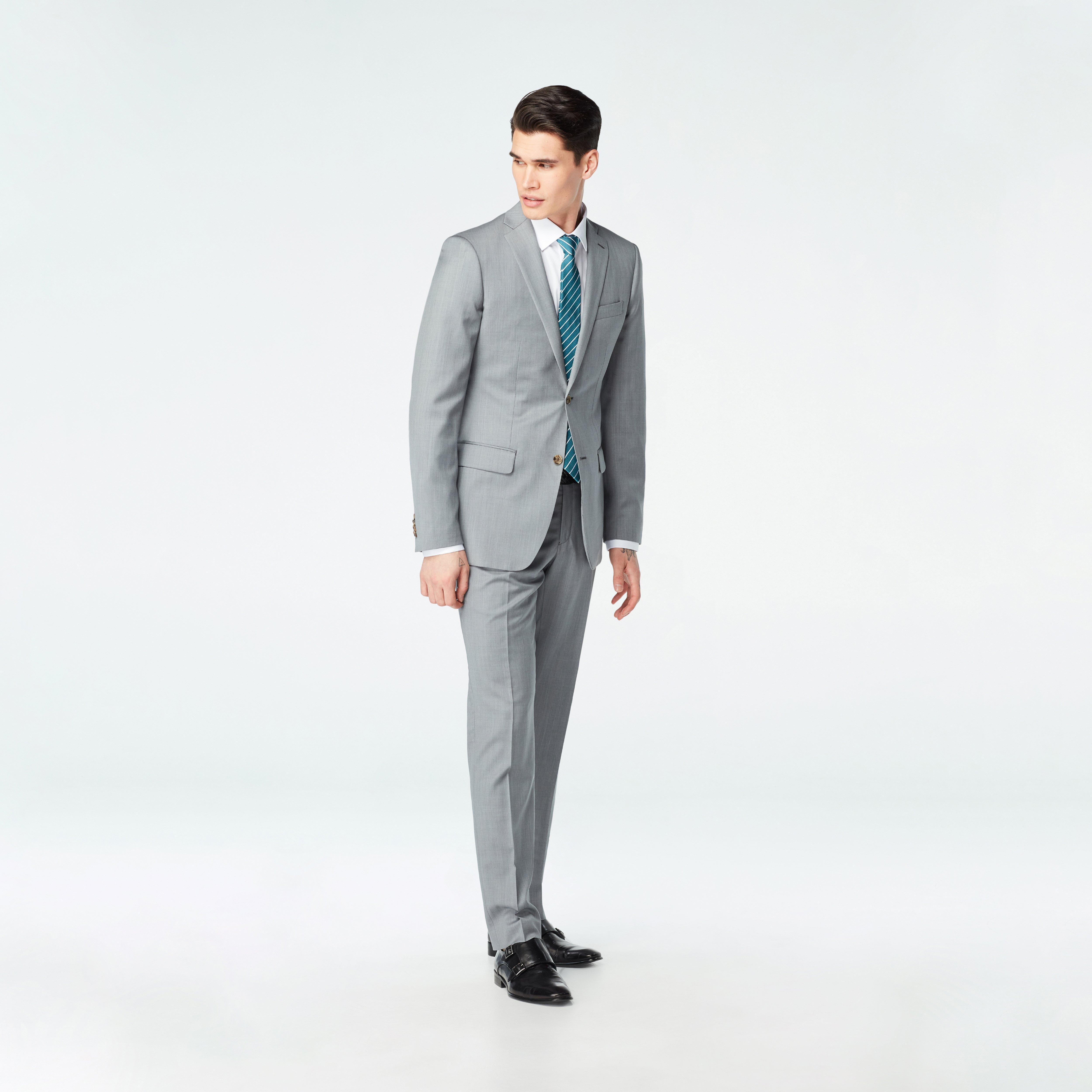 Custom Suits Made For You - Hemsworth Light Gray Suit | INDOCHINO
