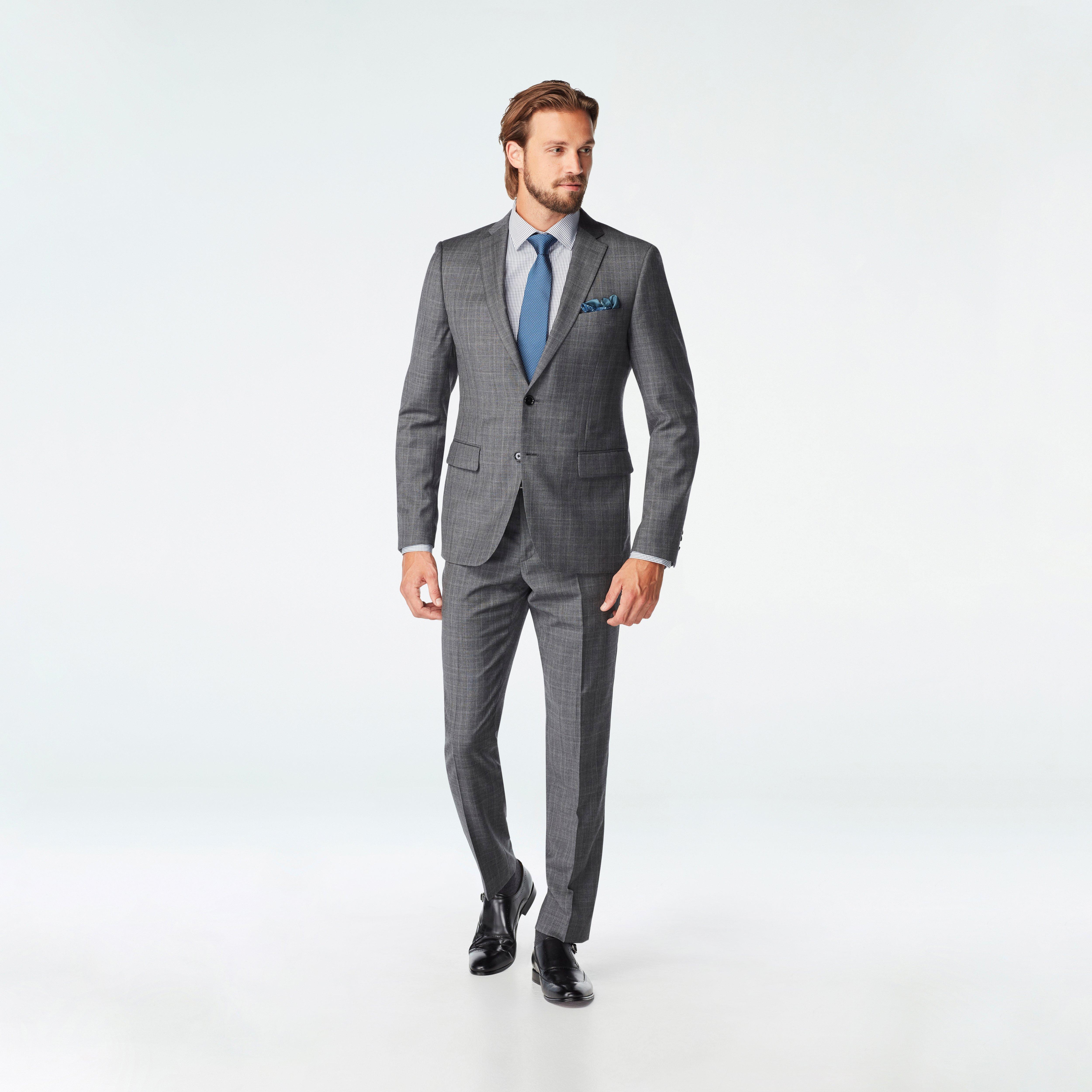 Custom Blazers Made For You - Harrogate Glen Check Charcoal