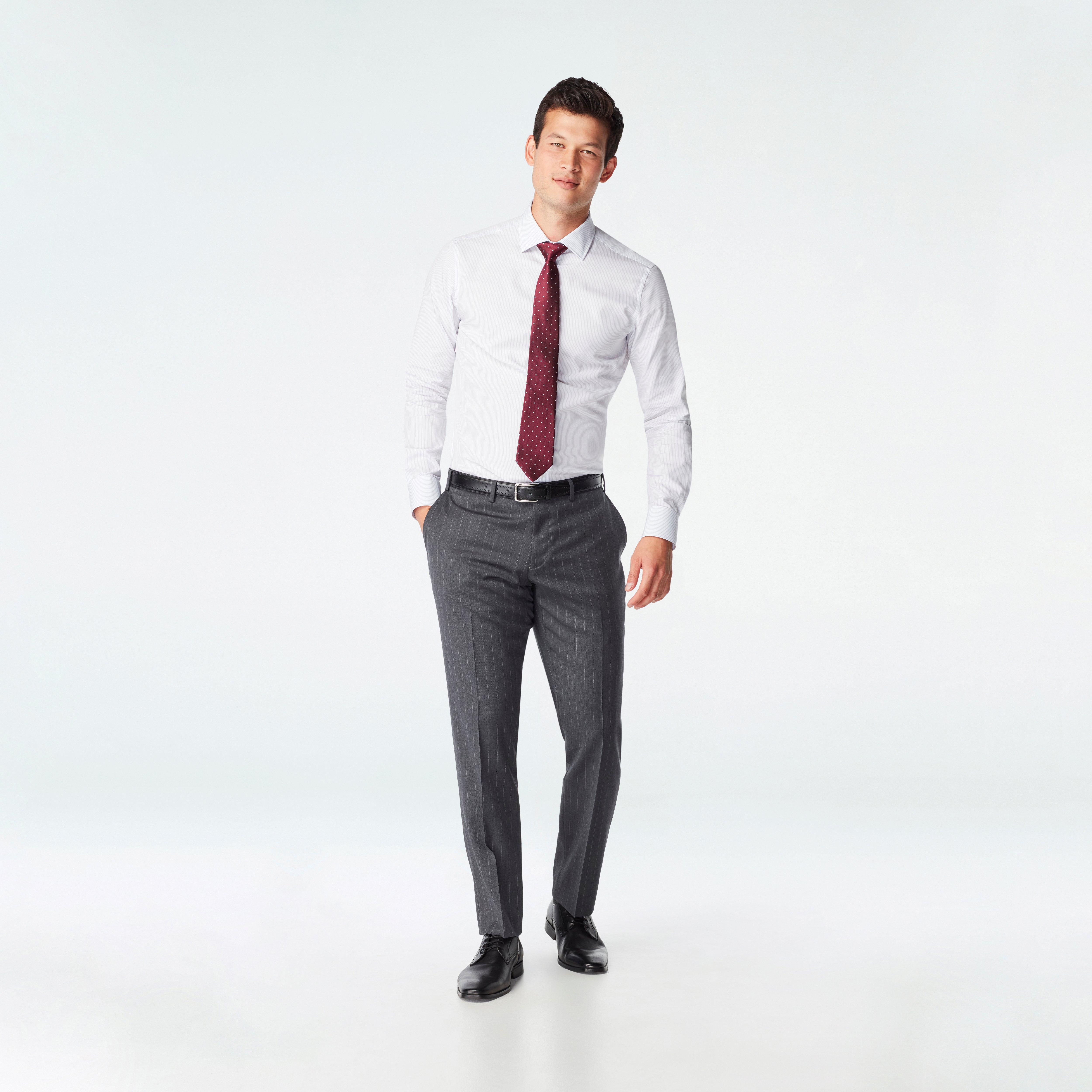 Hemsworth Stripe Gray Pants