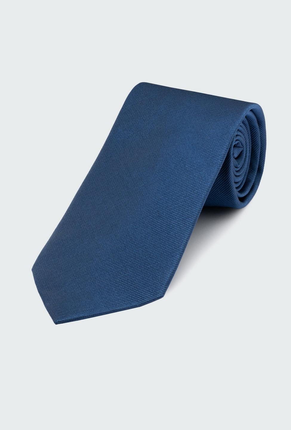 Blue Solid Tie