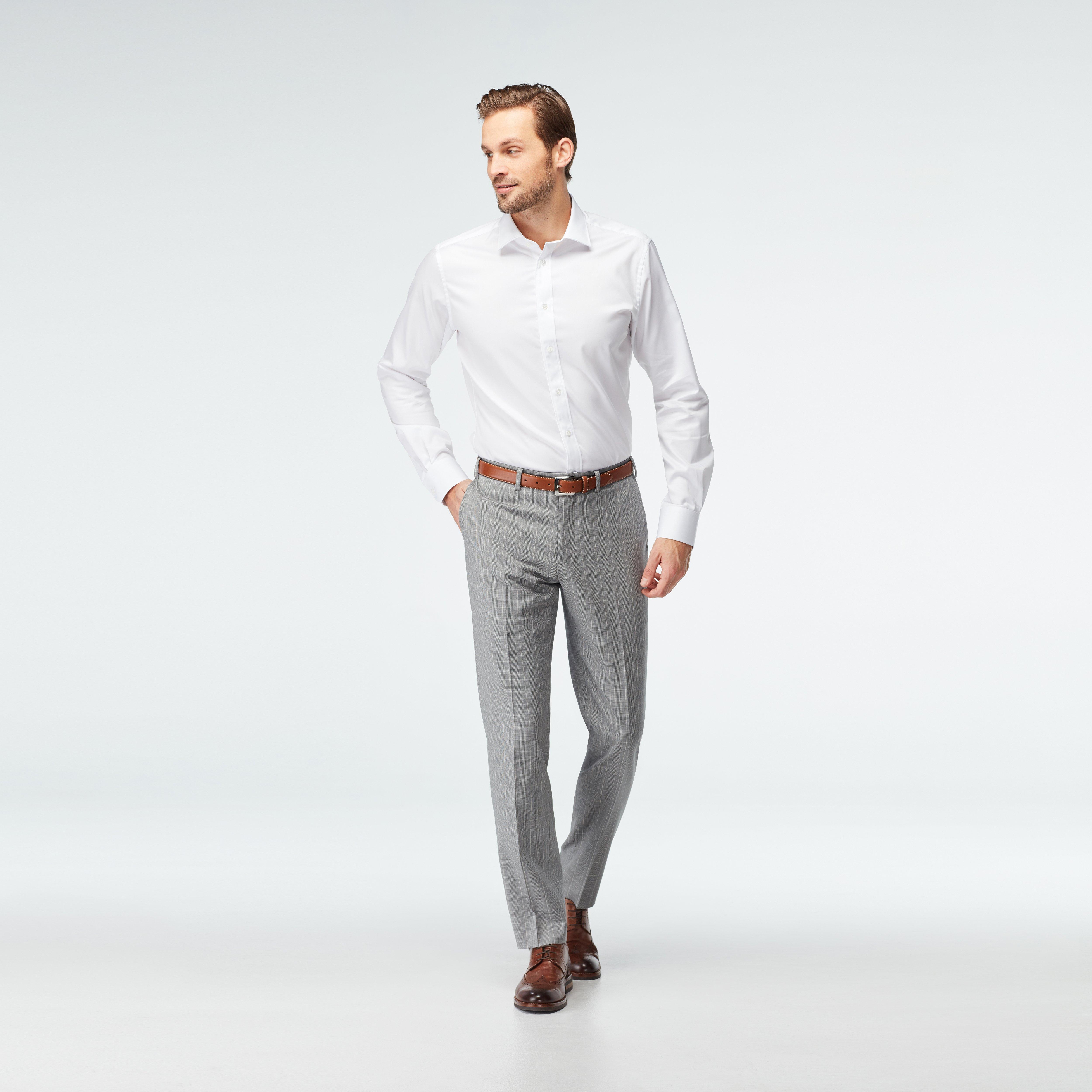 Hemsworth Prince of Wales Light Gray Pants
