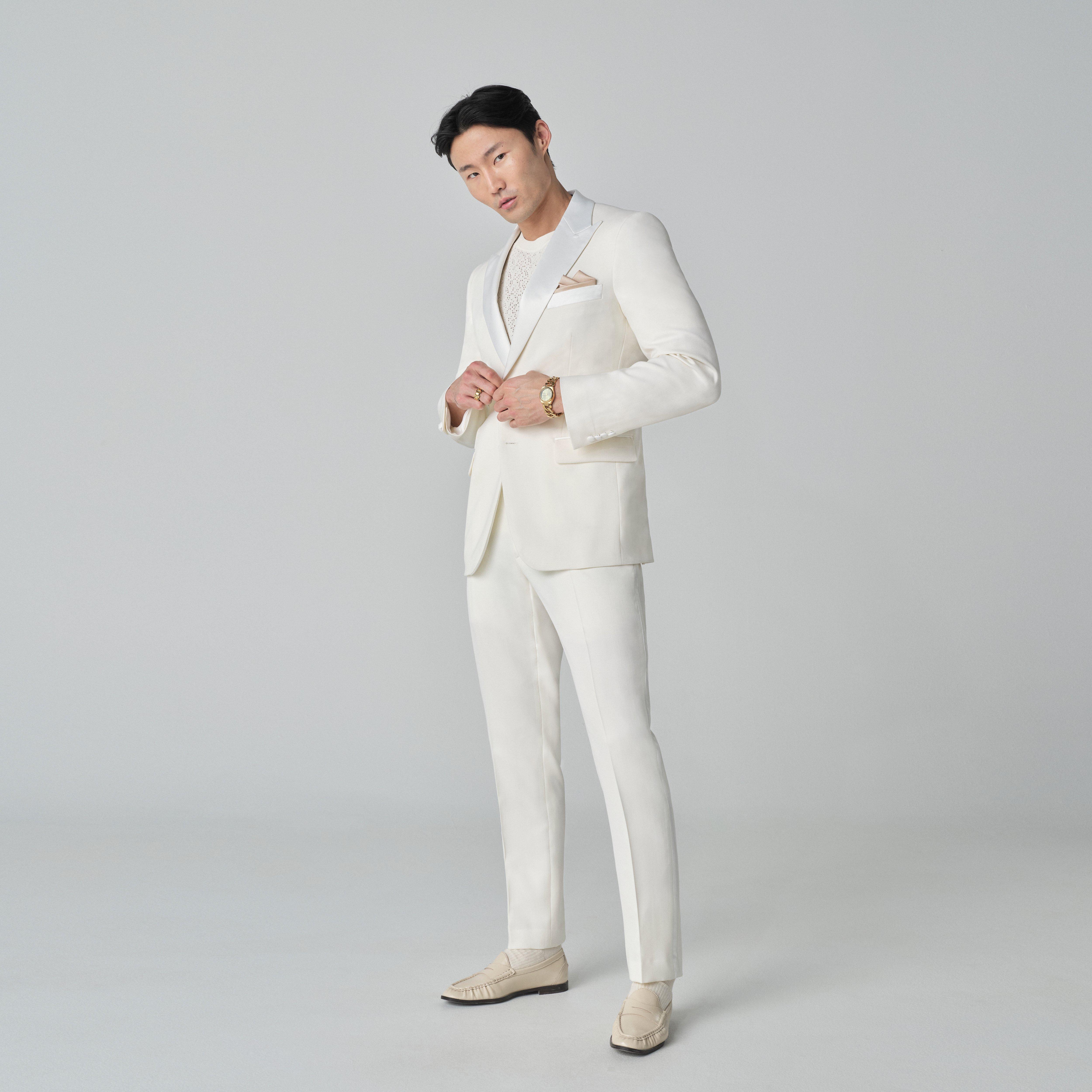 joseph & feiss white dinner jacket