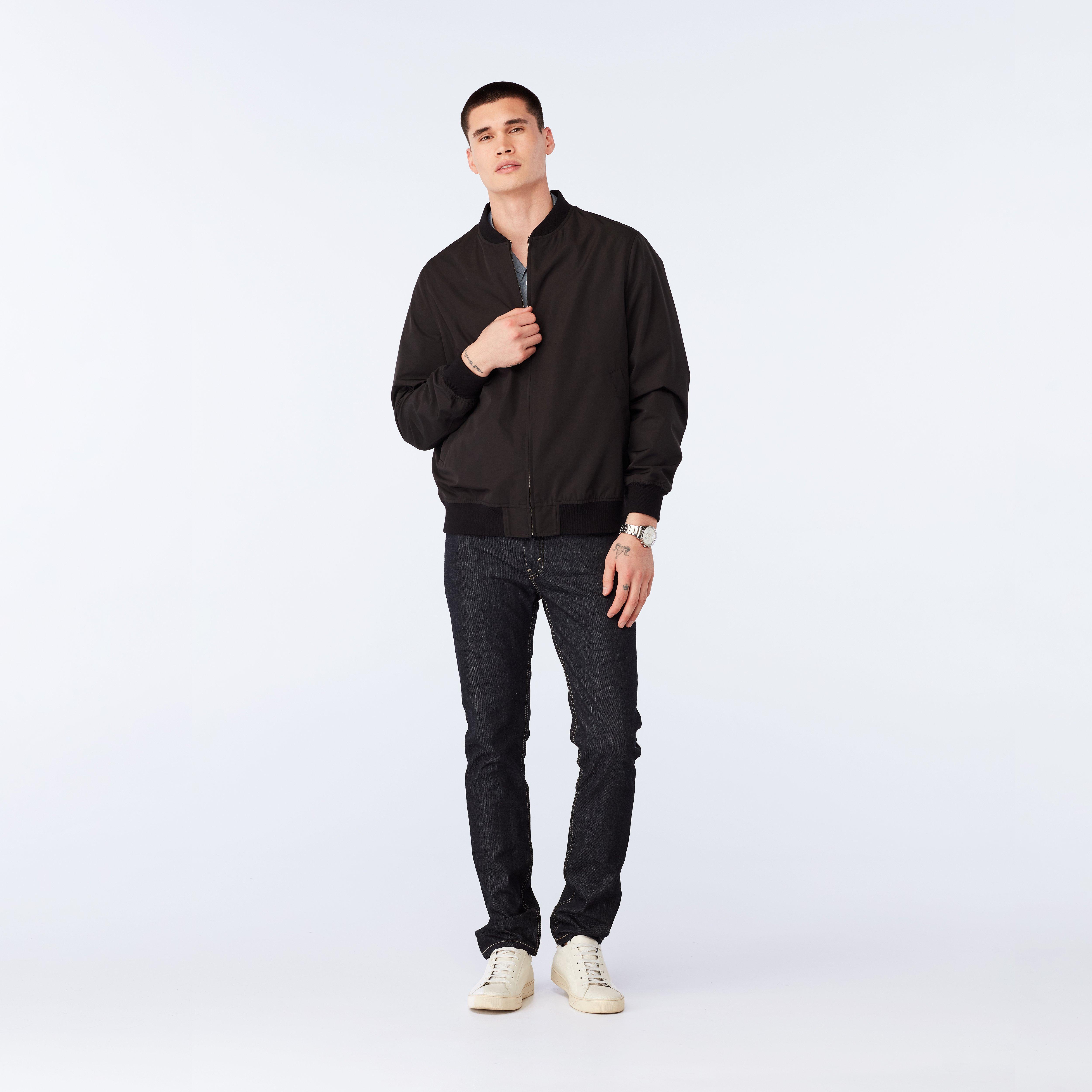 Hadlow Black Bomber Jacket