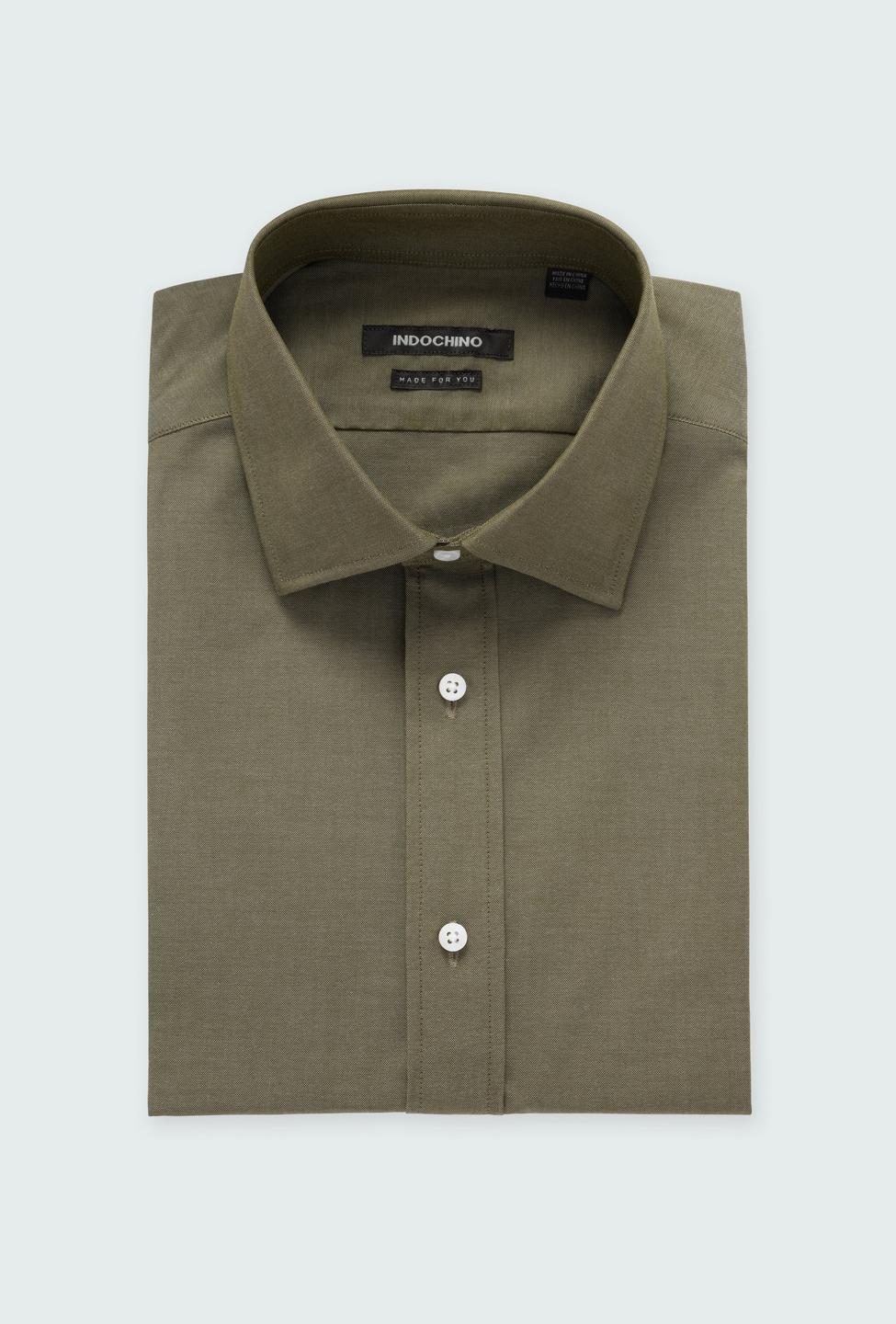 Helmsley Oxford Olive Shirt