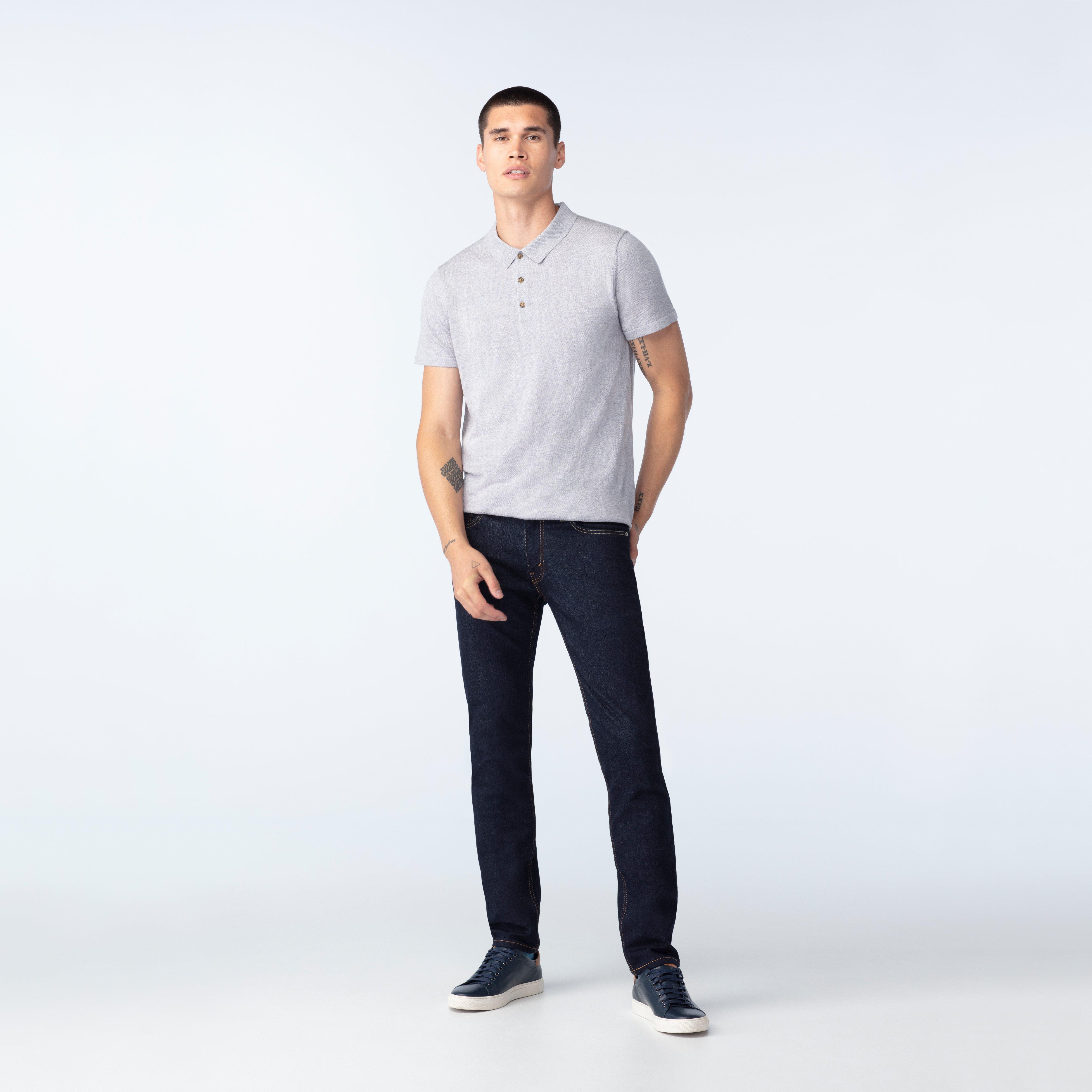 Light Gray Short Sleeve Polo