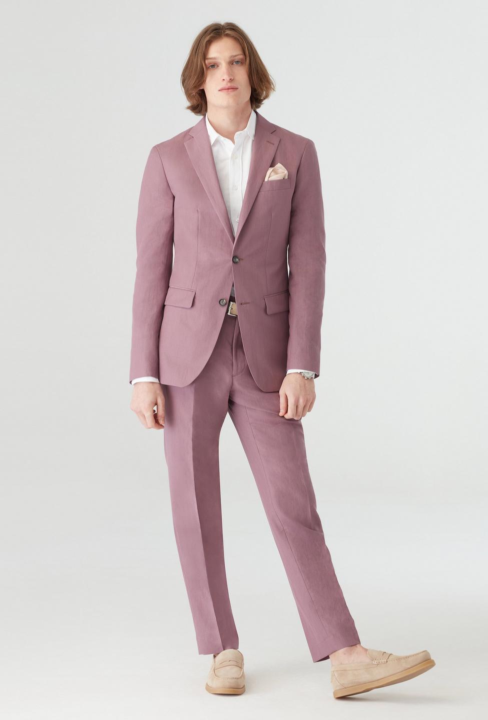 Kelly Wool Silk Lilac Suit