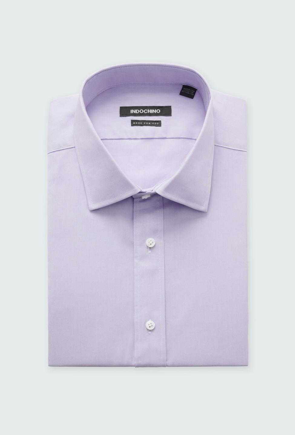 Hailey Cotton Stretch Lavender Shirt