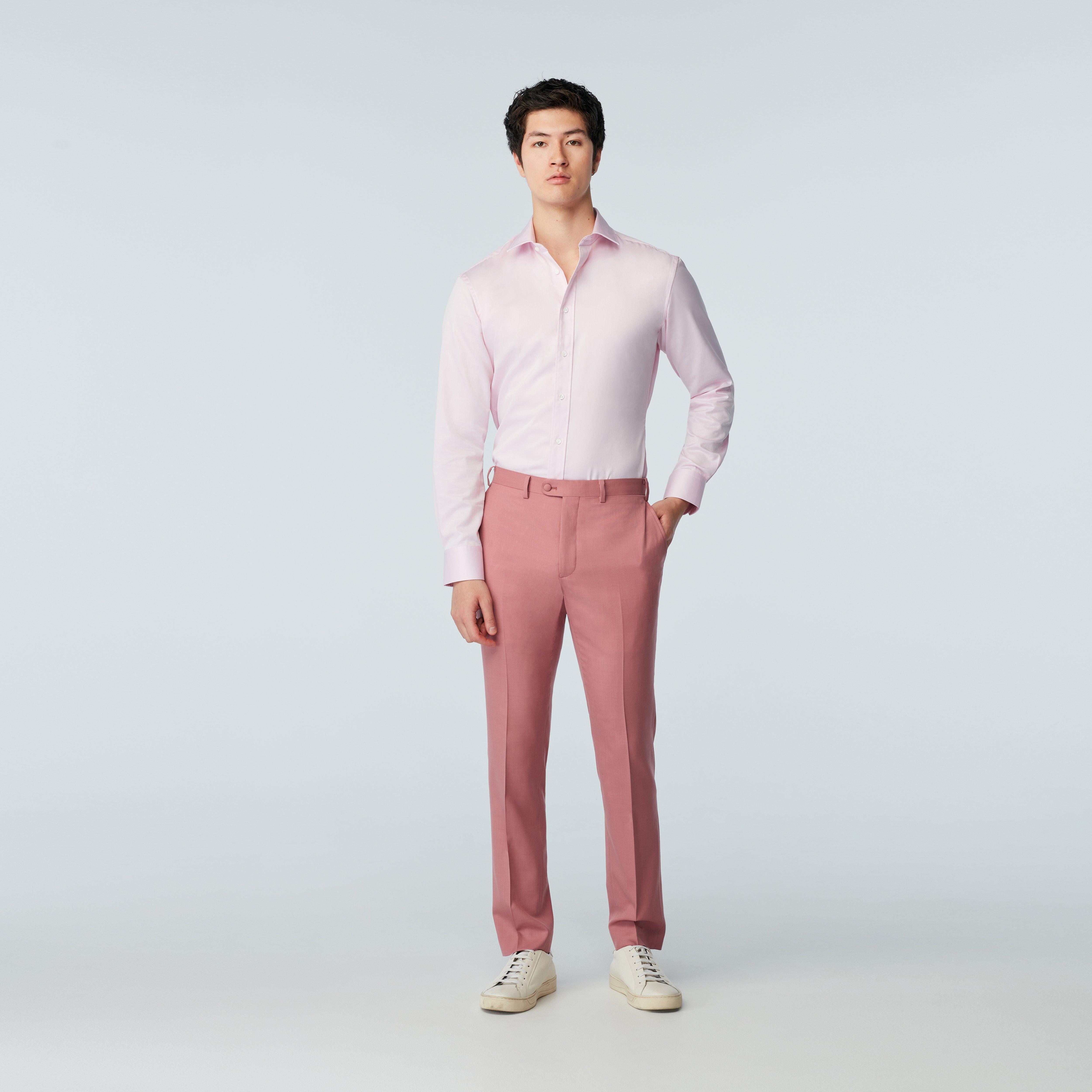 Custom Pants Made For You - Harrogate Pink Pants | INDOCHINO