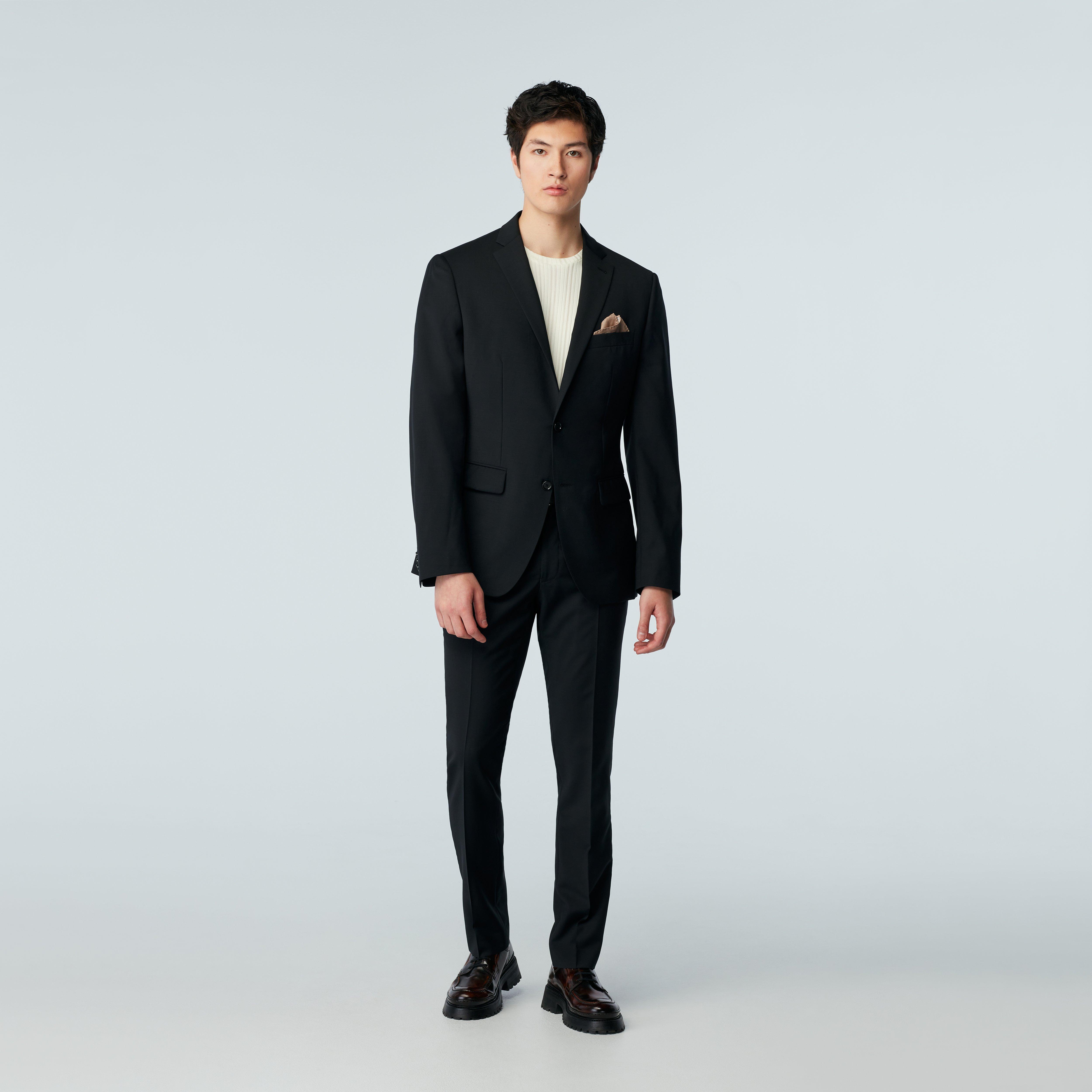 Custom Suits Made For You - Helsby Black Suit | INDOCHINO
