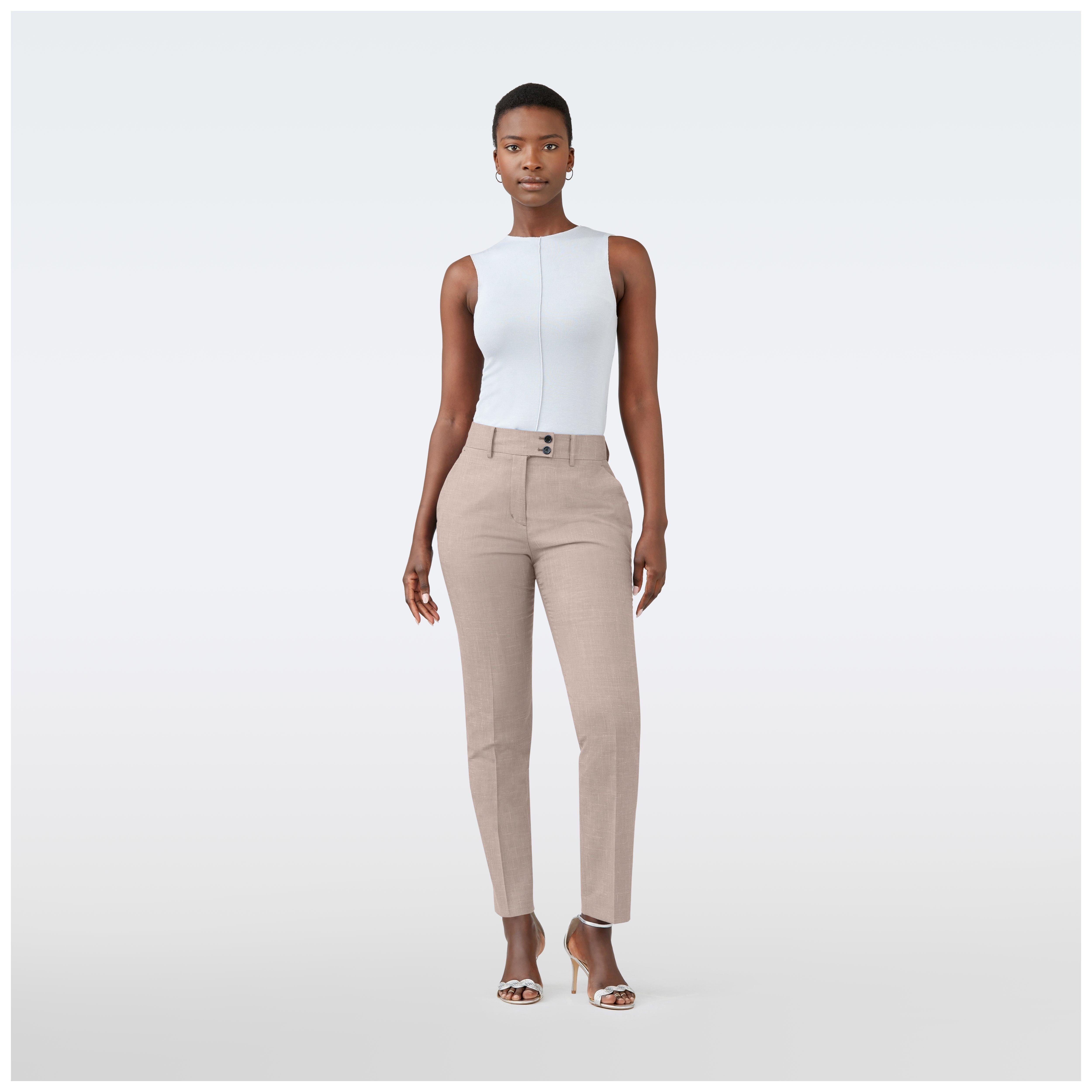 Stockport Wool Linen Sand pants