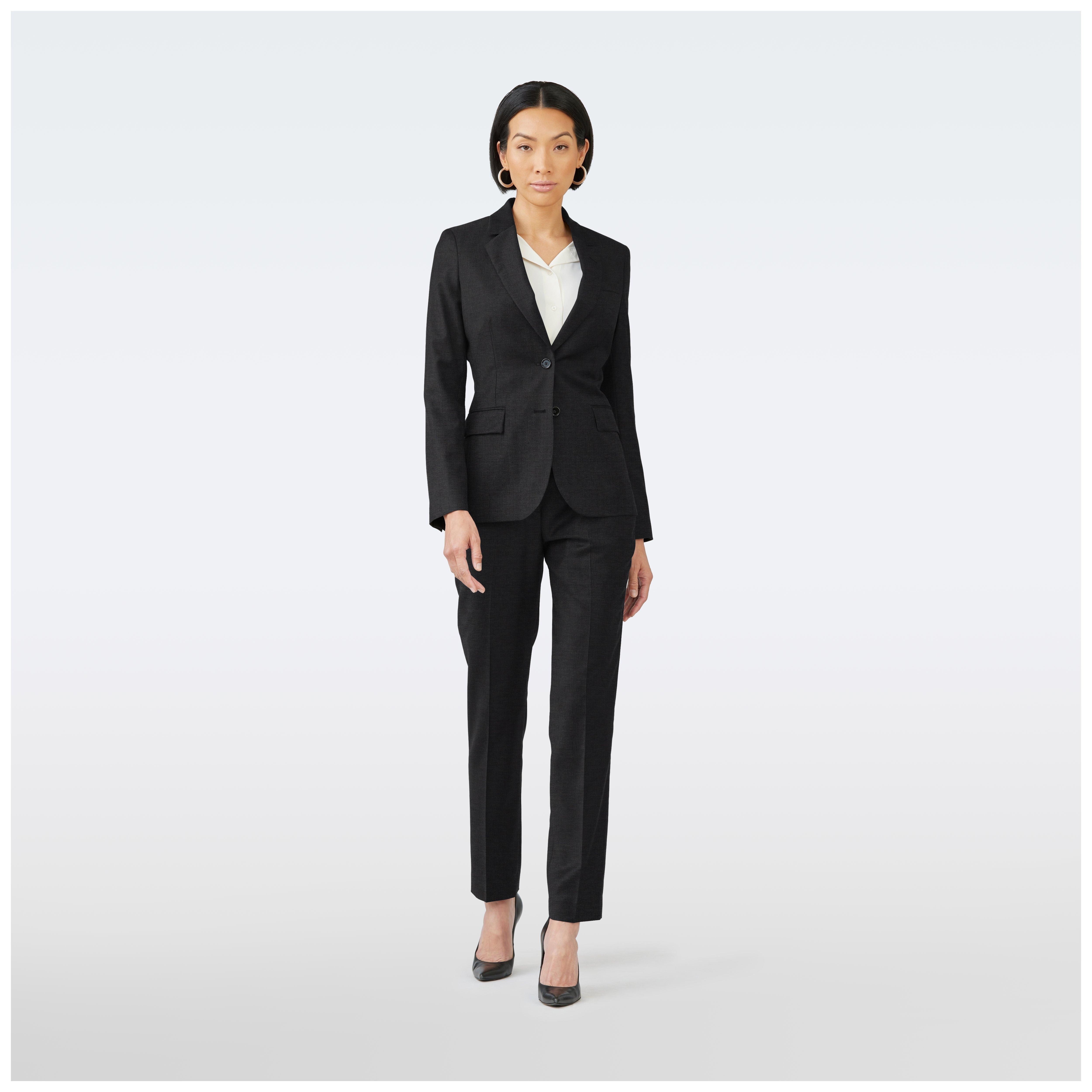 Howell Wool Stretch Charcoal Suit