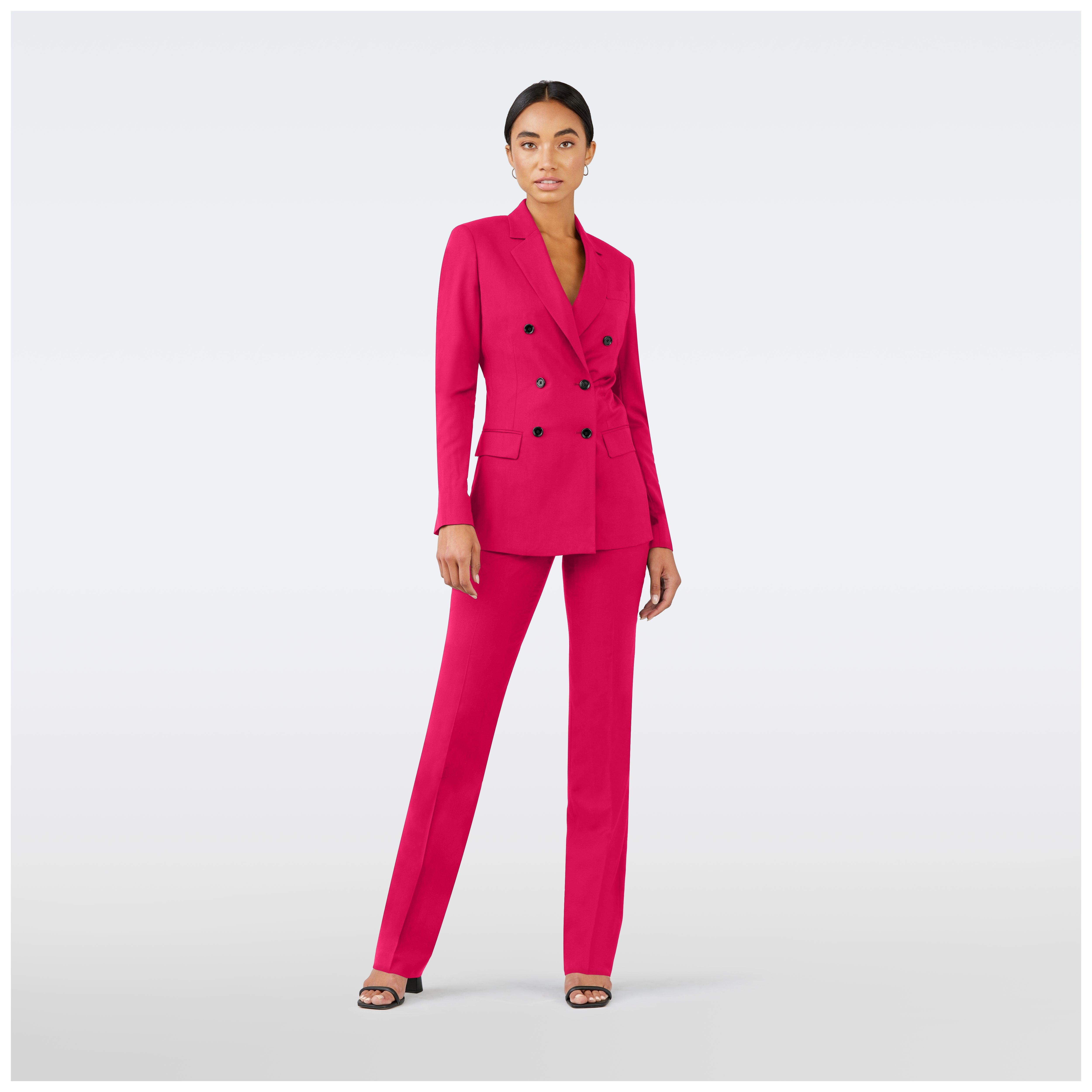 Custom Made One Button Elegant Womens Leisure Pink Suit Womens For Formal  Office And Evening Wear From Shinesia_zoe, $76.39