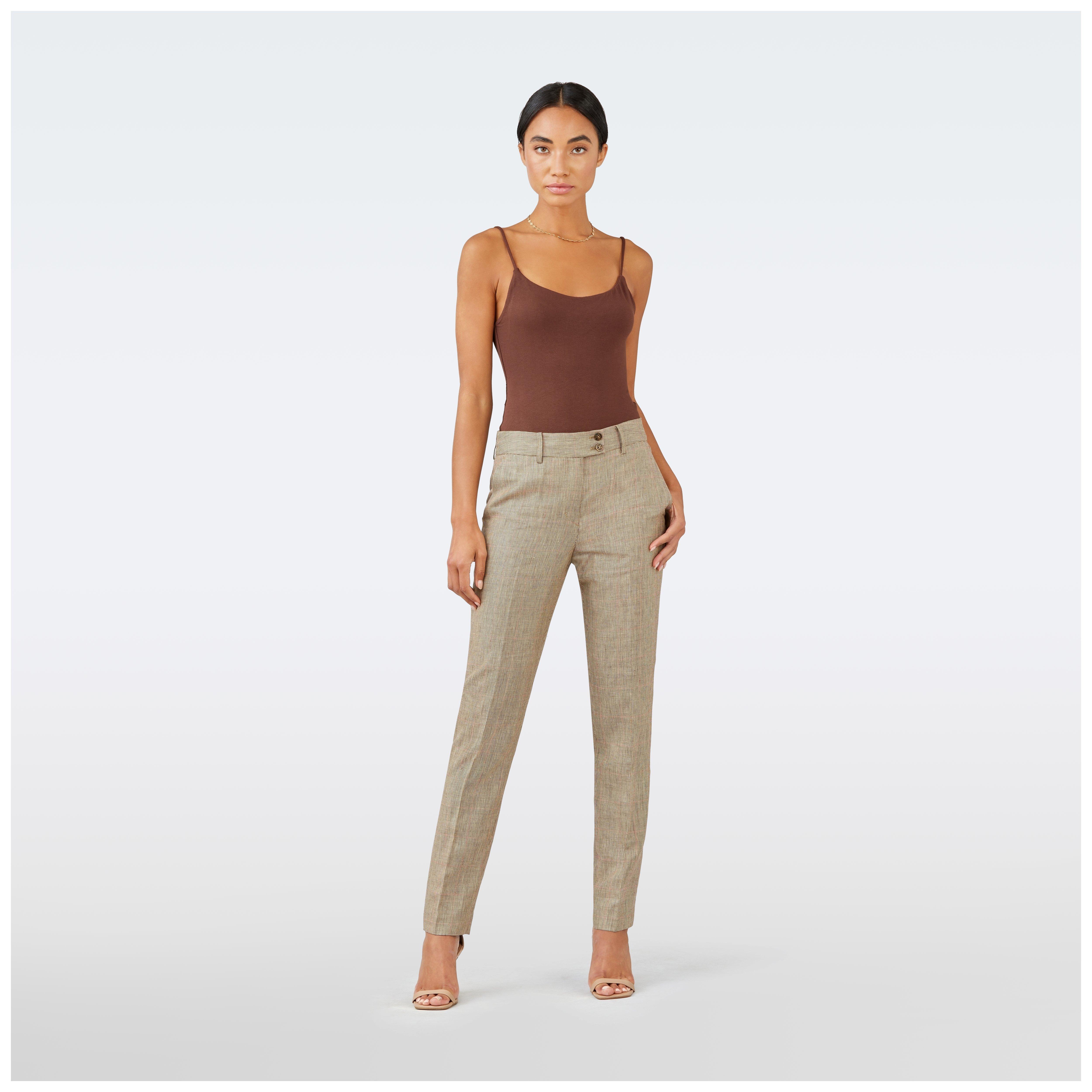 NR Roma Plain Ladies Brown Trousers at Rs 420/piece in Mumbai | ID:  22827279088